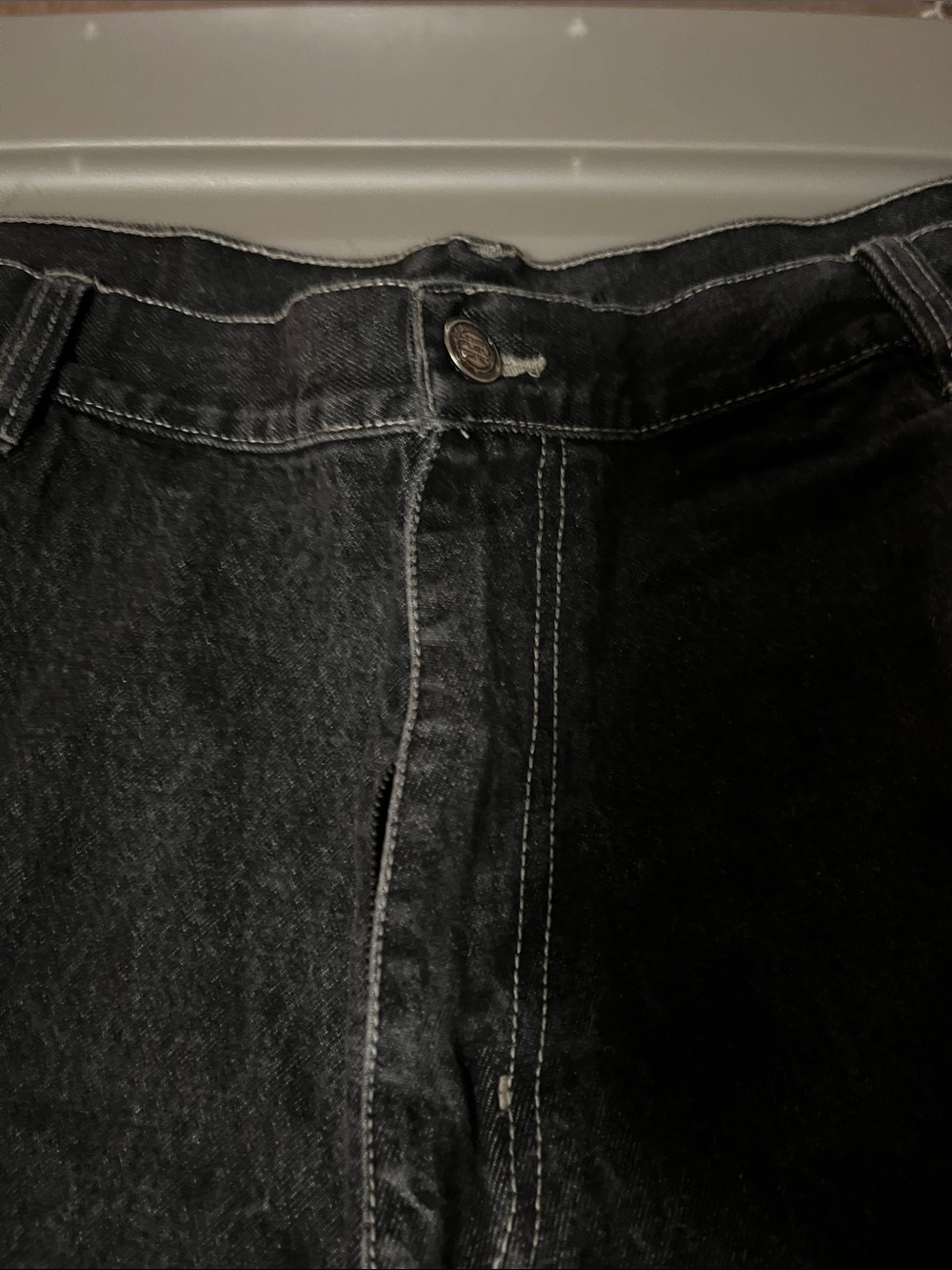 FUBU Men's Black Slim Straight Denim Jeans Sz 46-34